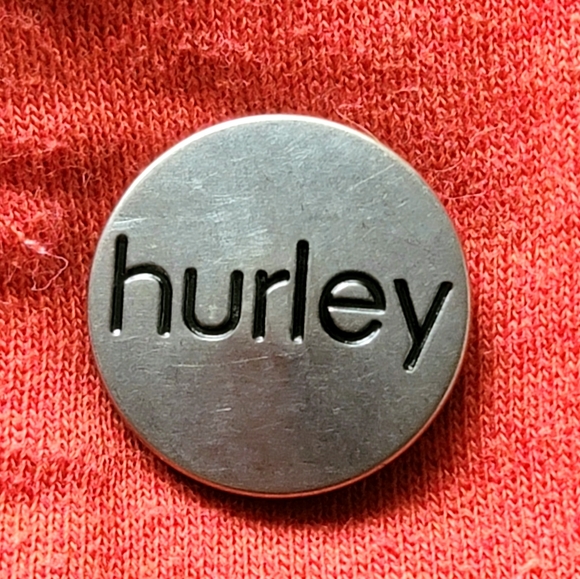 Hurley Girls Orange/Coral Thick Jacket Size XL - Picture 8 of 12